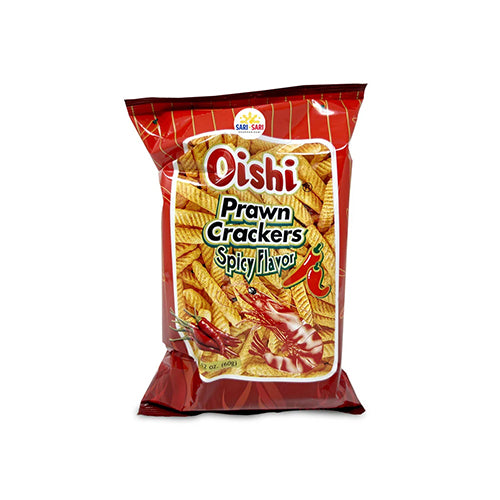 Oishi Prawn Snack Crackers Spicy 90g