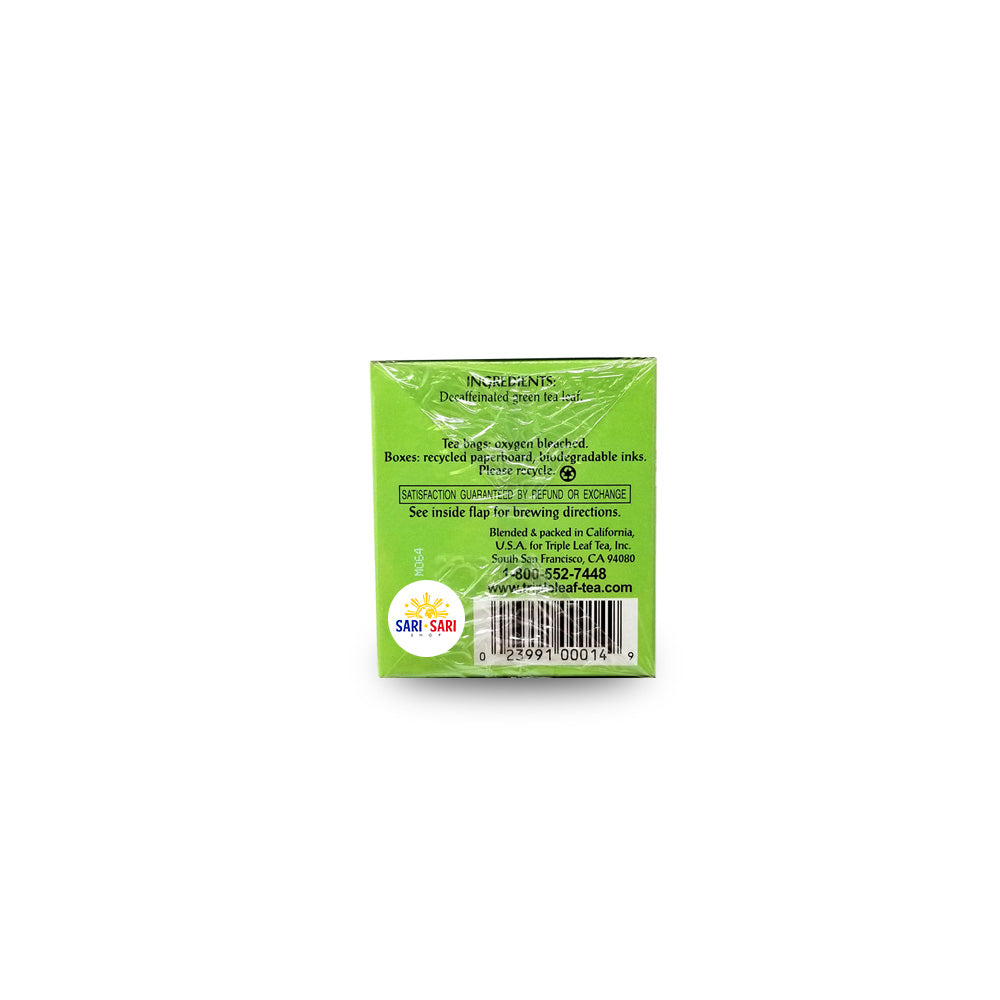 Triple Leaf DECAF GREEN Tea 20 Bags 40g