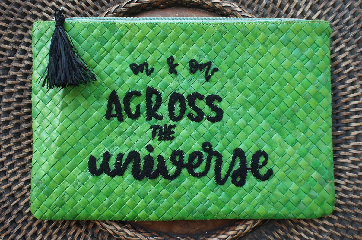 Sale 50% off Misenka Quote Clutch - Shop Sari Sari