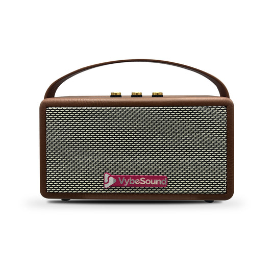 VybeSound RetroVybe Mini, Portable Bluetooth Speaker