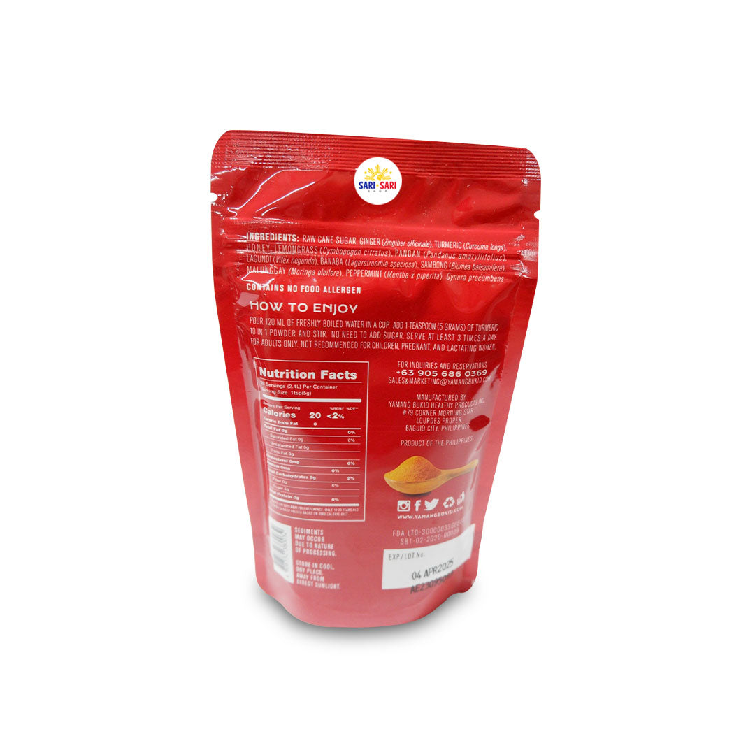 Yamang Bukid Turmeric Instant Herbal Tea Gingery Sweet 100g