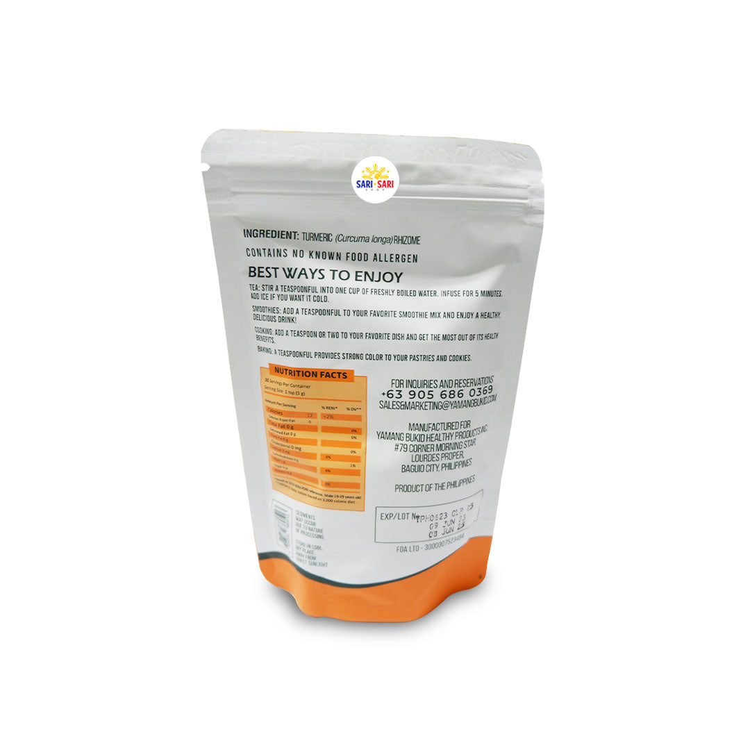 Yamang Bukid Pure Turmeric Powder 150g, SALE 50% OFF
