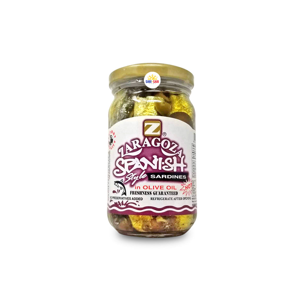 Zaragoza Spanish Sardines in Olive Oil Hot 220g, Pack of 2
