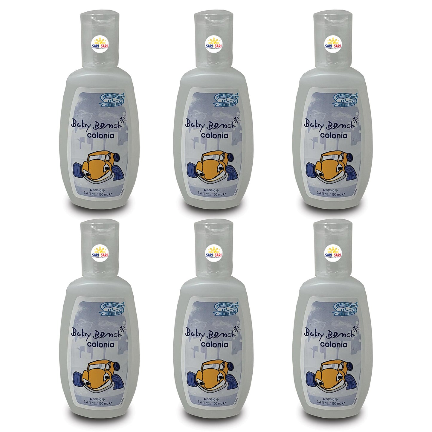 Baby Bench Cologne – Gentle & Fresh Fragrance for Babies and Kids, 100ml, Pack of 6