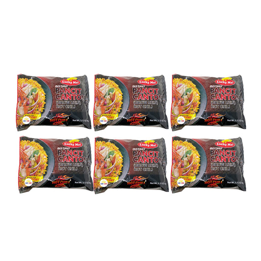 Lucky Me Pancit Canton Instant Noodles 60g, Pack of 6