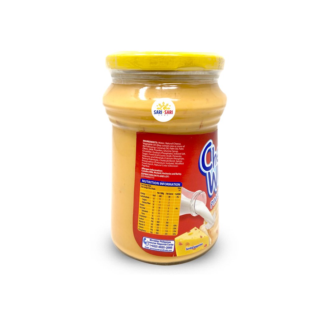 Kraft Cheez Wiz Sandwich Spread Original and Pimiento 440g Bundle