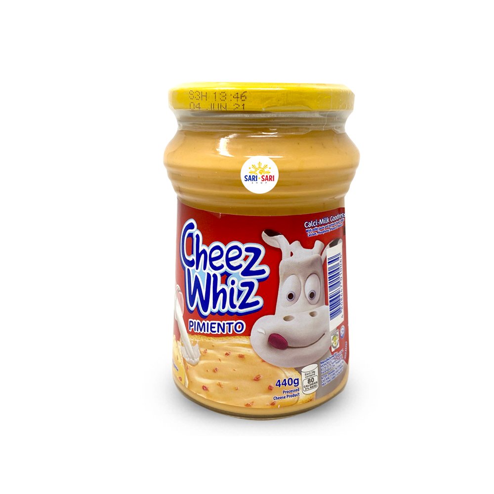 Kraft Cheez Wiz Sandwich Spread Original and Pimiento 440g Bundle