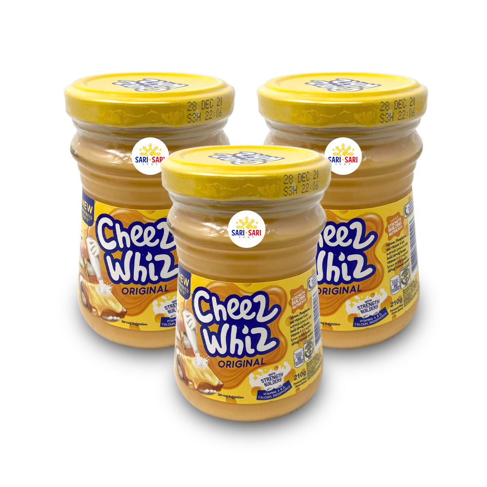 Kraft Cheez Whiz Regular 210g, Pack of 3