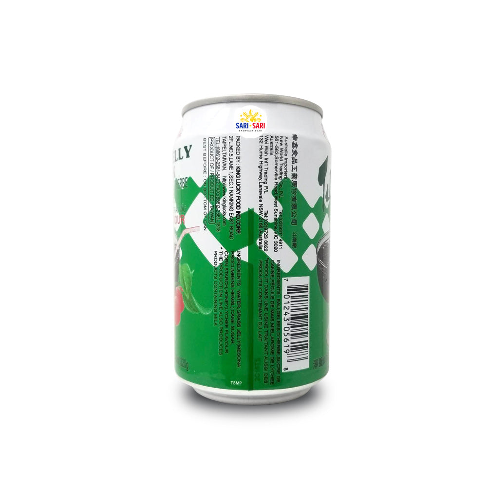 Chin Chin Grass Jelly Drink Lychee Flavor 315ml, SALE 50% OFF