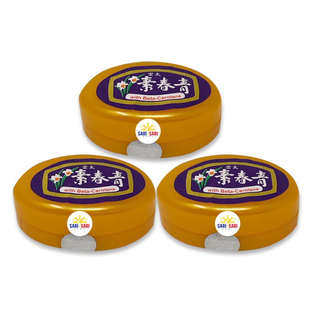 Chin Chun Su Facial Cream with Beta Carotene 10g, Pack of 3