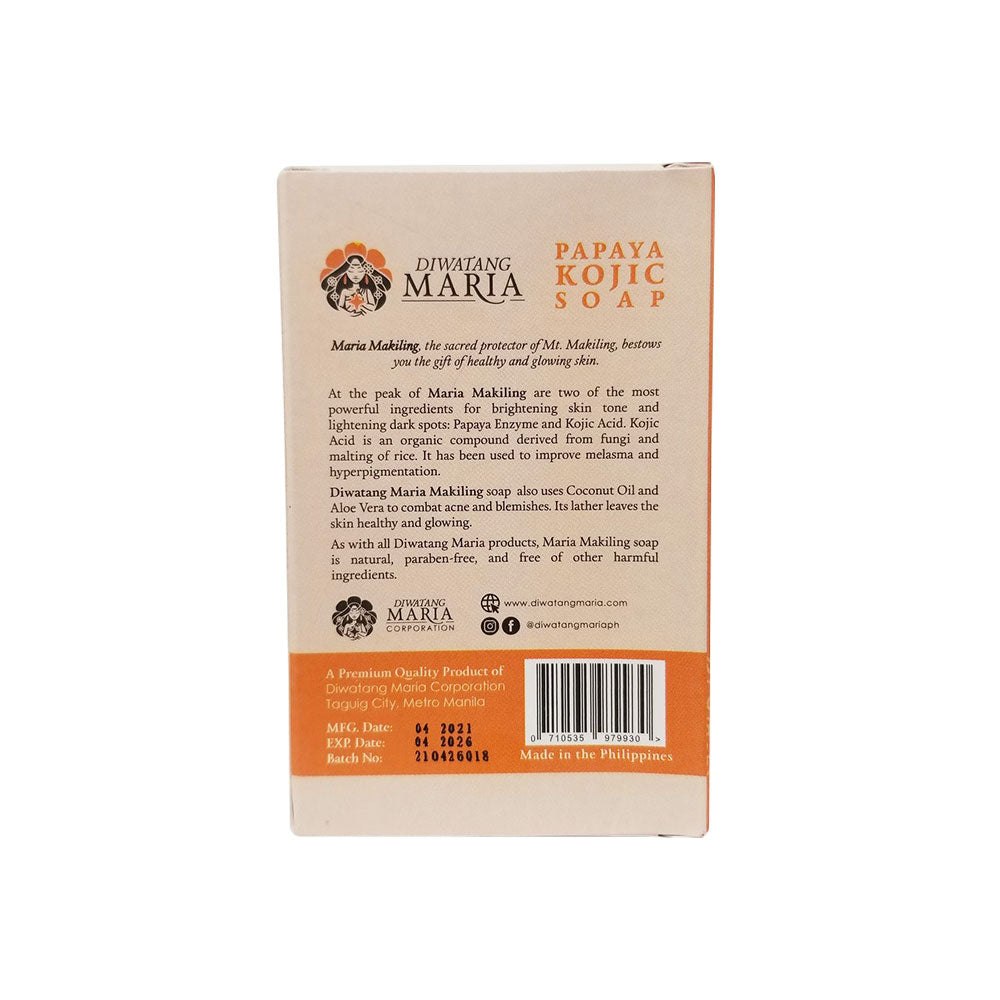 Diwatang Maria Makiling Papaya Kojic Organic Soap 135g
