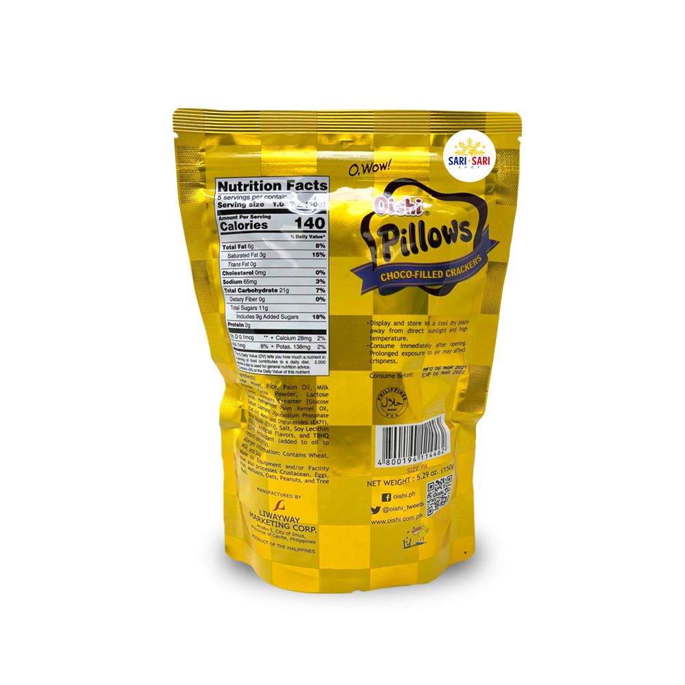 Oishi Pillows Party Size 150g
