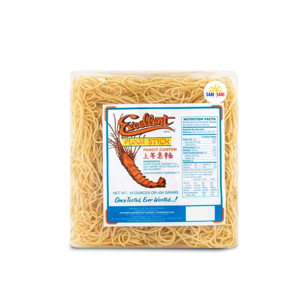 Excellent Flour Stick Noodles Pancit Canton 454g
