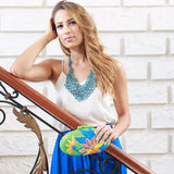 Misenka Embroidered Hard Clutch: Aurora - ShopSariSari.com