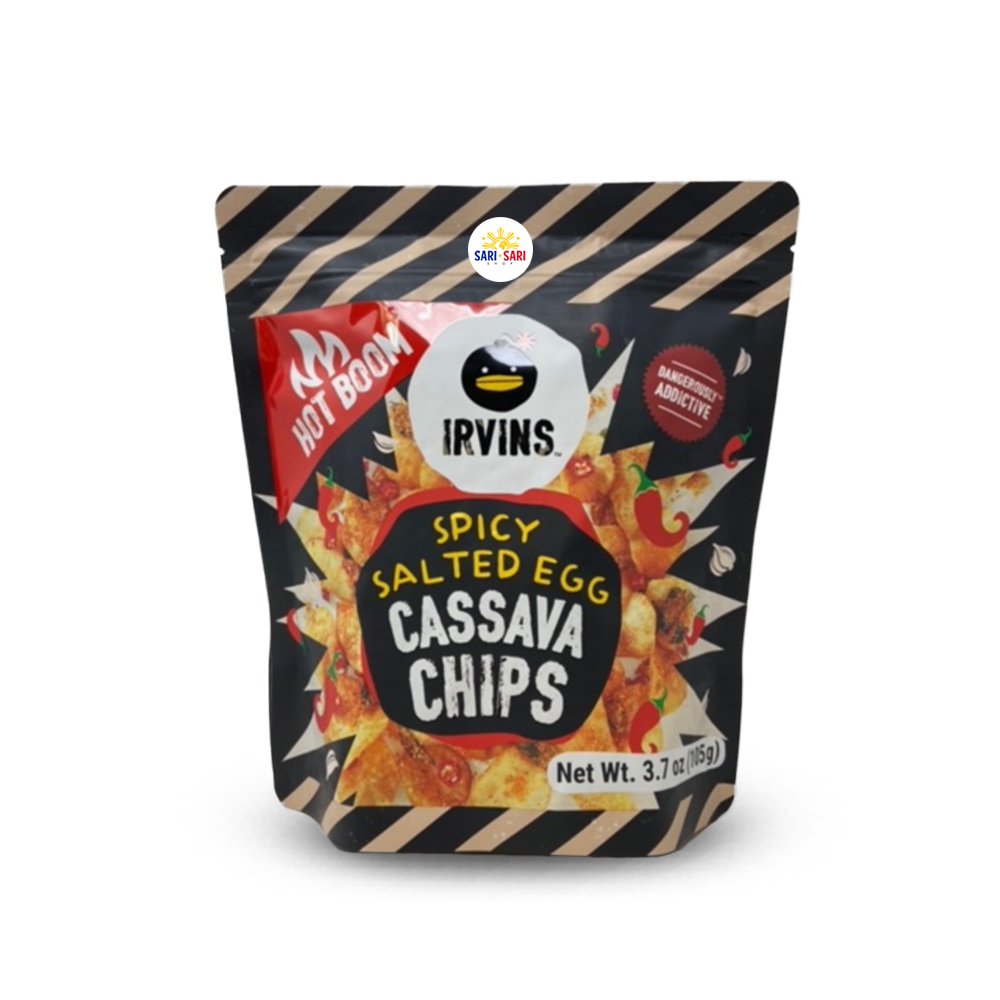 Irvin's Salted Egg Cassava Chips Spicy 105g