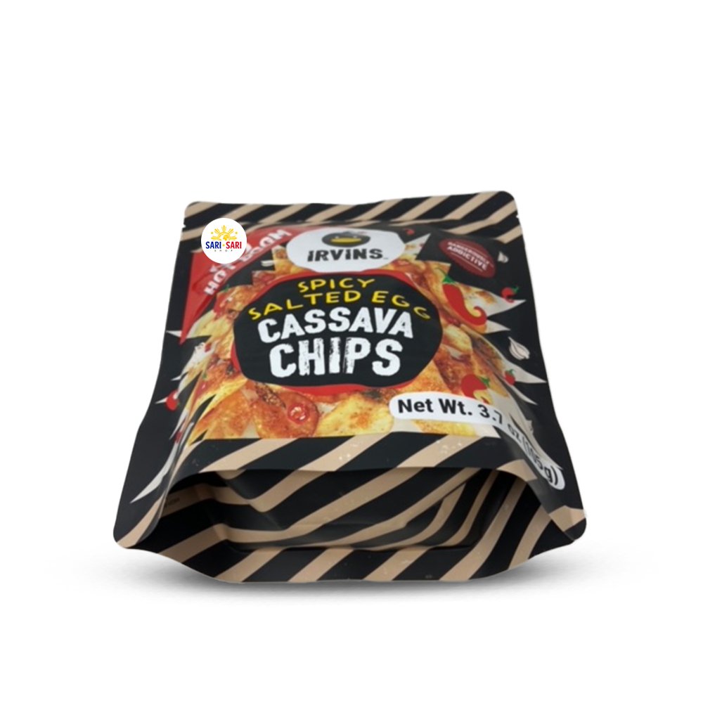 Irvin's Salted Egg Cassava Chips Spicy 105g