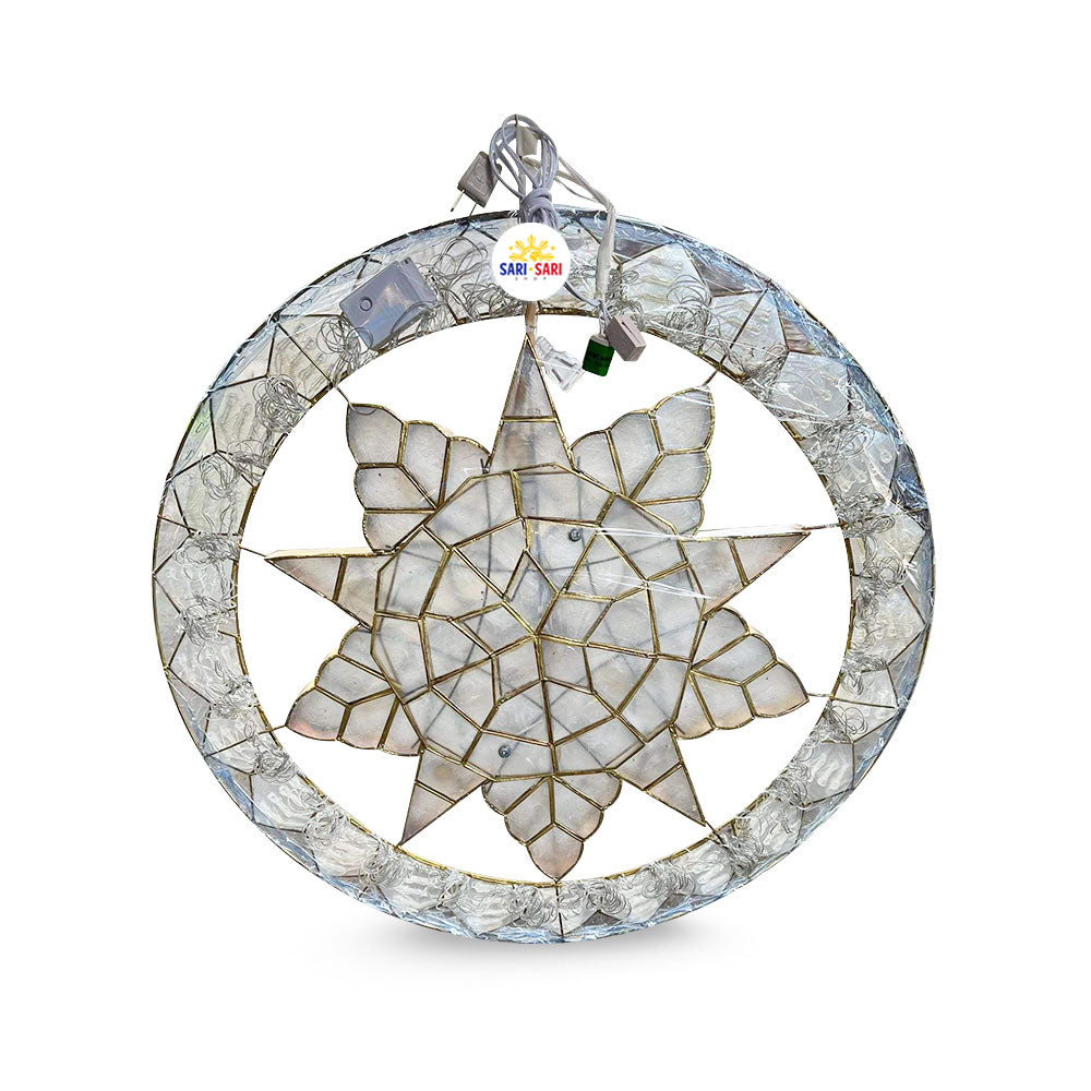 Misenka Kampanilya Lantern Parol na Capiz with Ring 24 inches Free Shipping