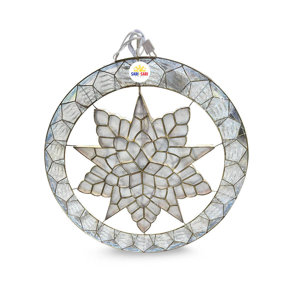 Misenka Kampanilya Lantern Parol na Capiz with Ring 24 inches Free Shipping