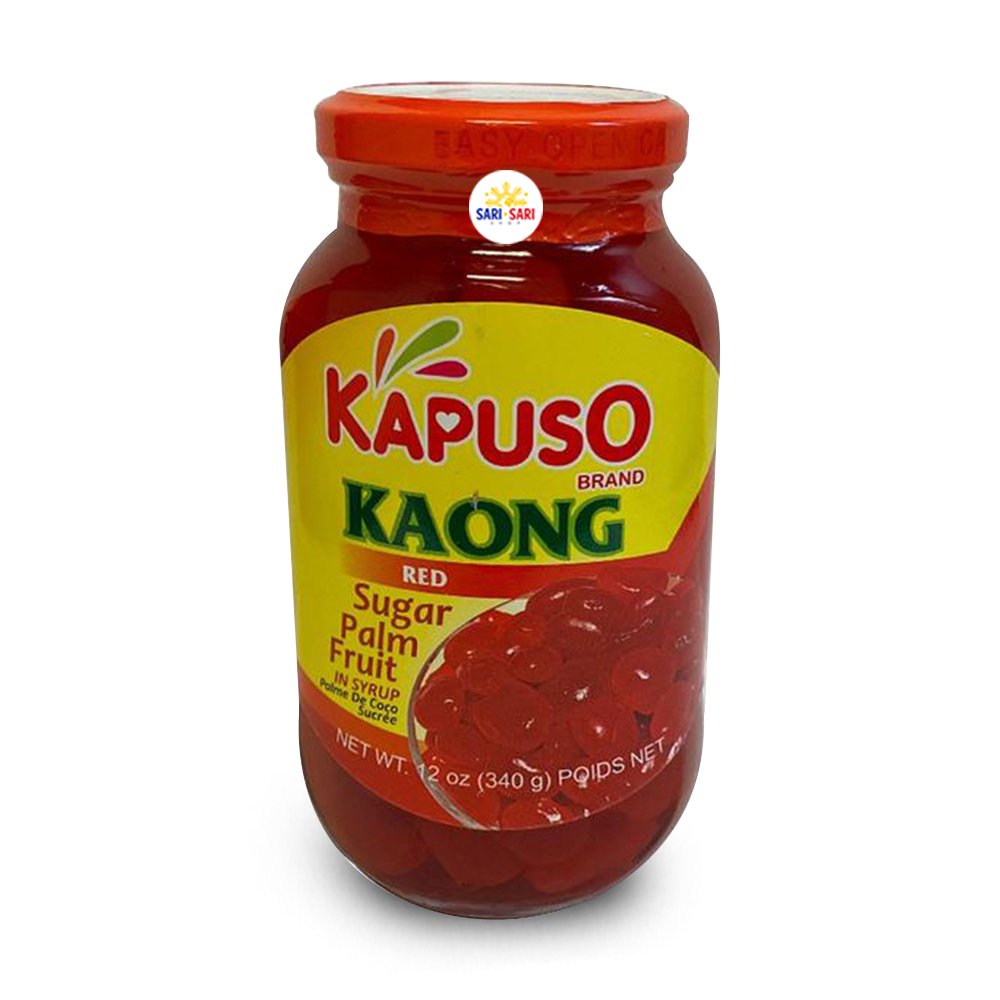 Kapuso Kaong Red Sugar Palm in Fruit Syrup 340g