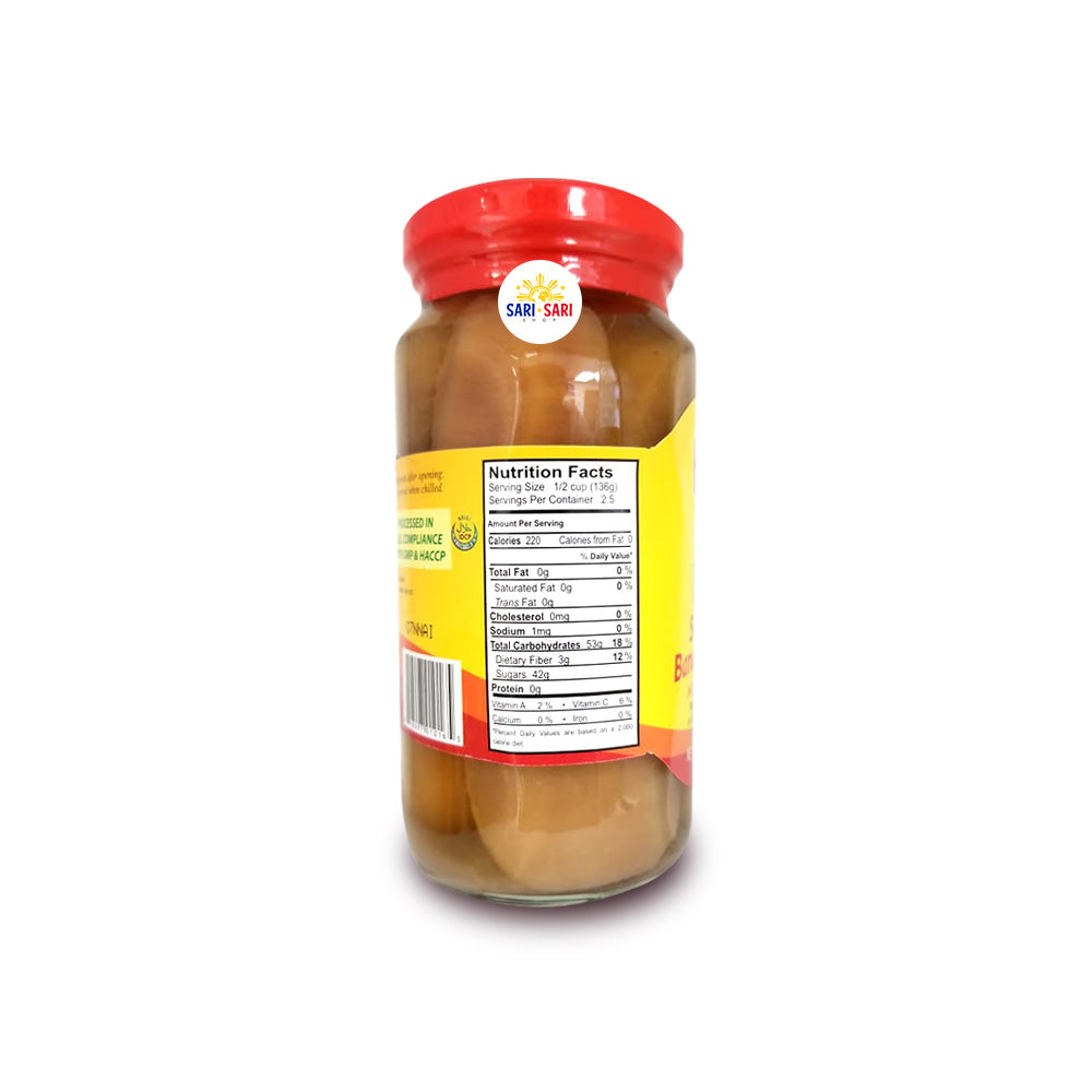 Kapuso Saging na Saba Sweet Banana in Syrup 340g