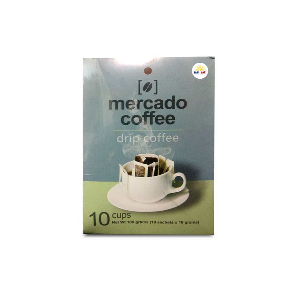 Mercado Coffee Drip Coffee Batangas Kapeng Barako 10 Sachet per Box