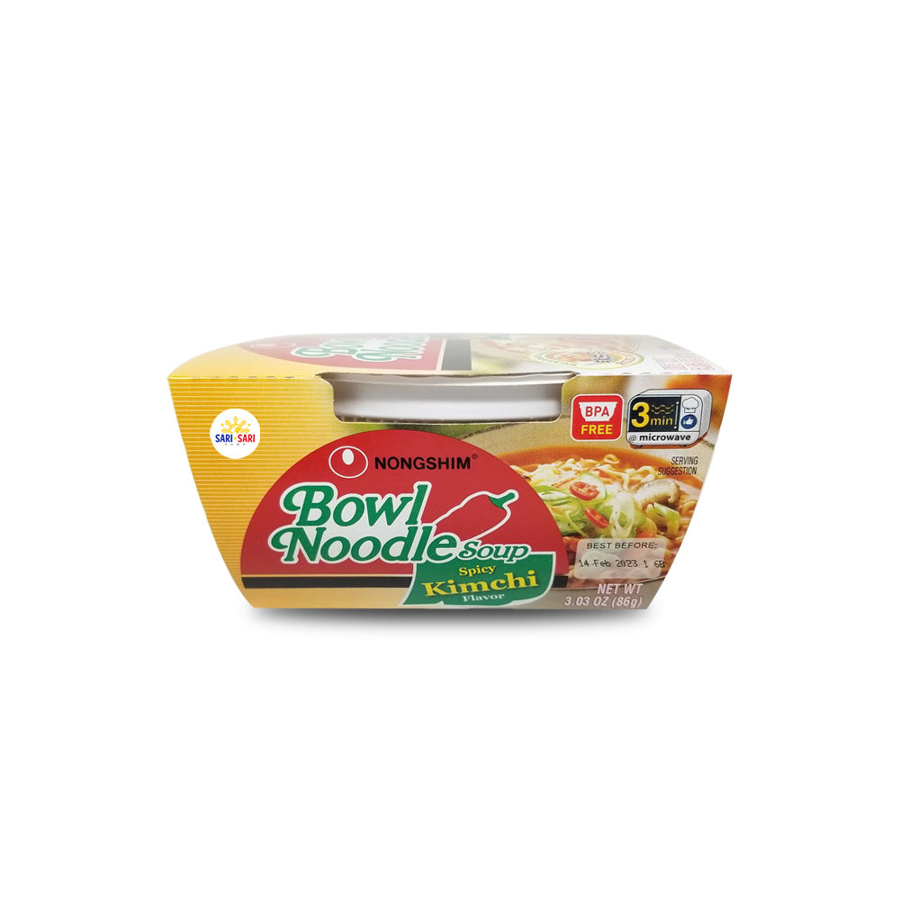NongShim Kimchi Noodle Bowl 3.3oz,