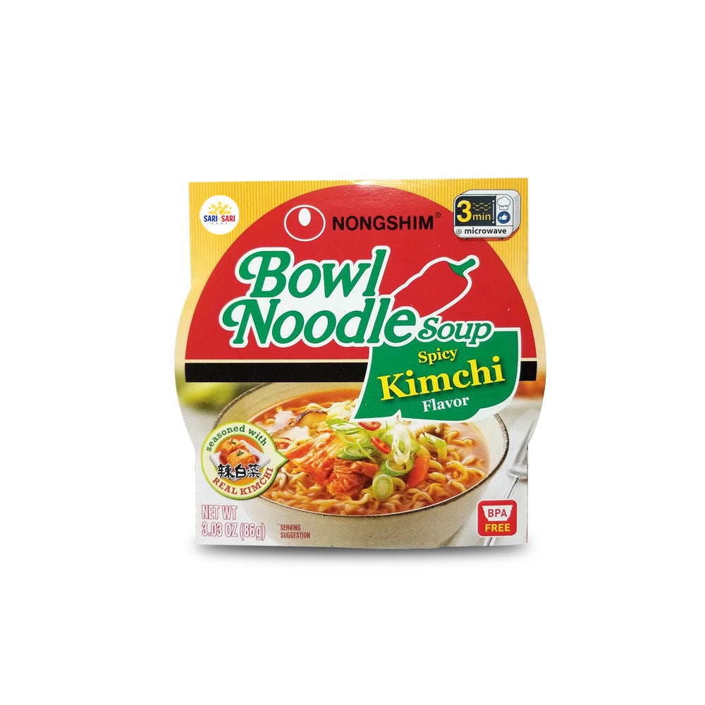 NongShim Kimchi Noodle Bowl 3.3oz,