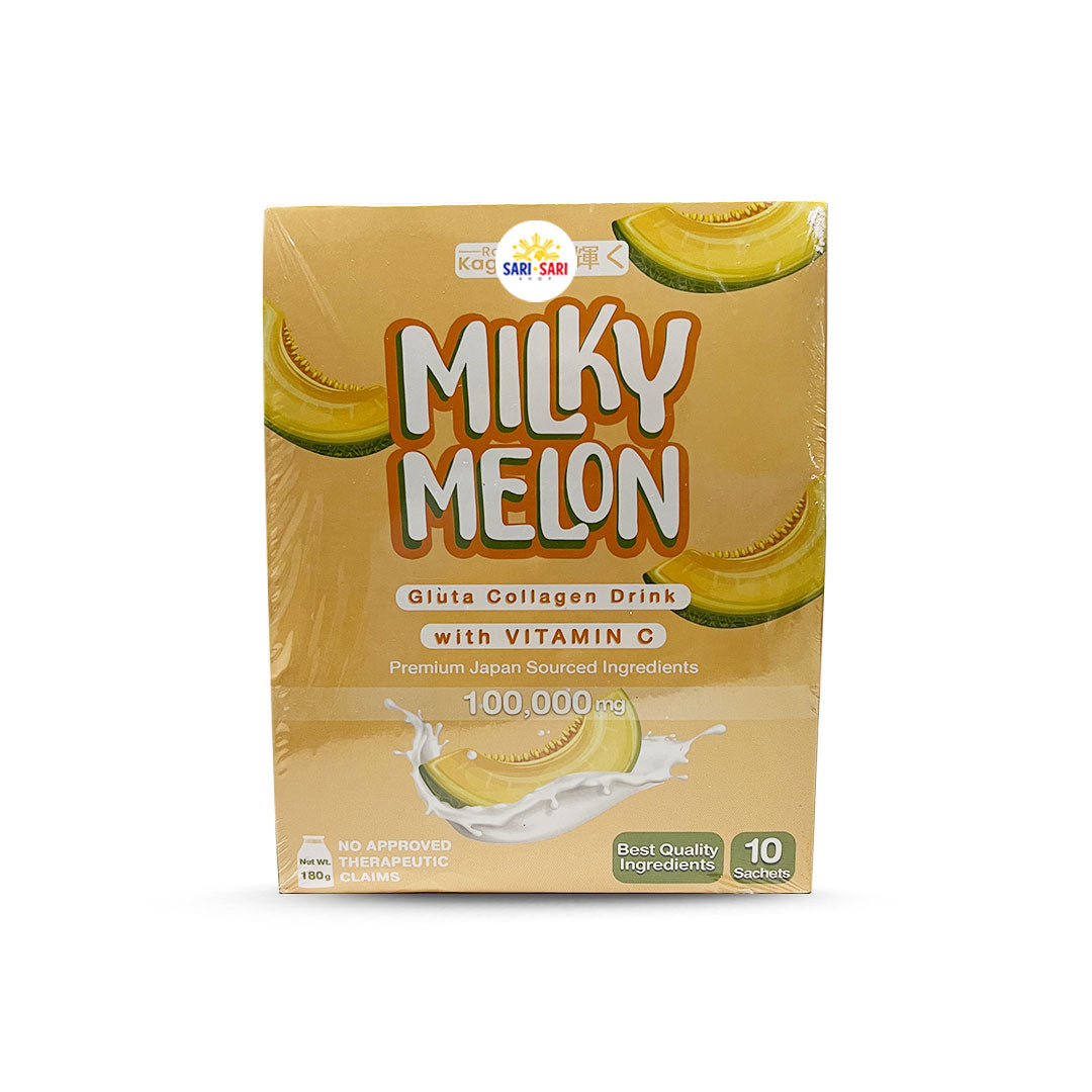 Rosmar Kagayaku Milky Melon Gluta Collagen Drink with Vitamin C 10 Sachet