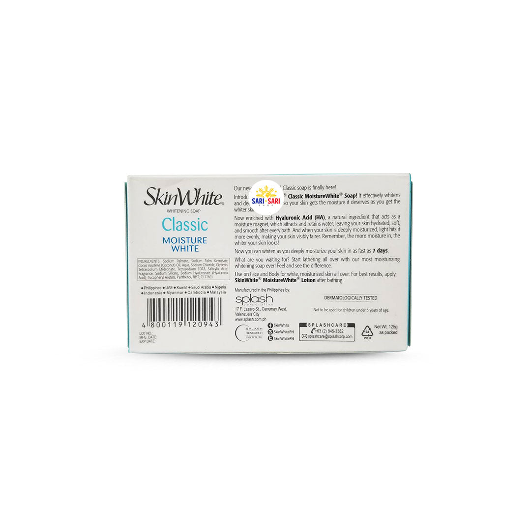 Skin White Classic Moisture Blue Soap 125g