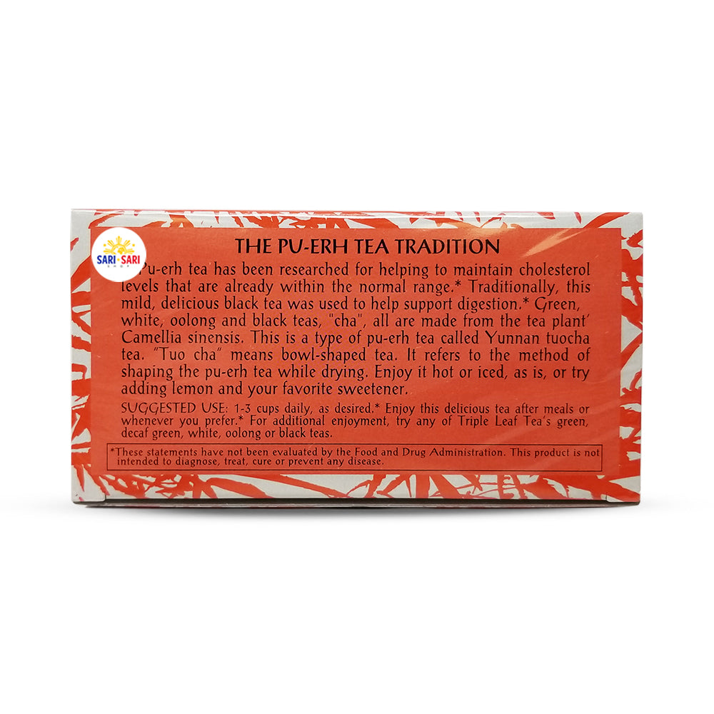 Triple Leaf CHOLESTERID PU-ERH Tea 20 Bags 40g
