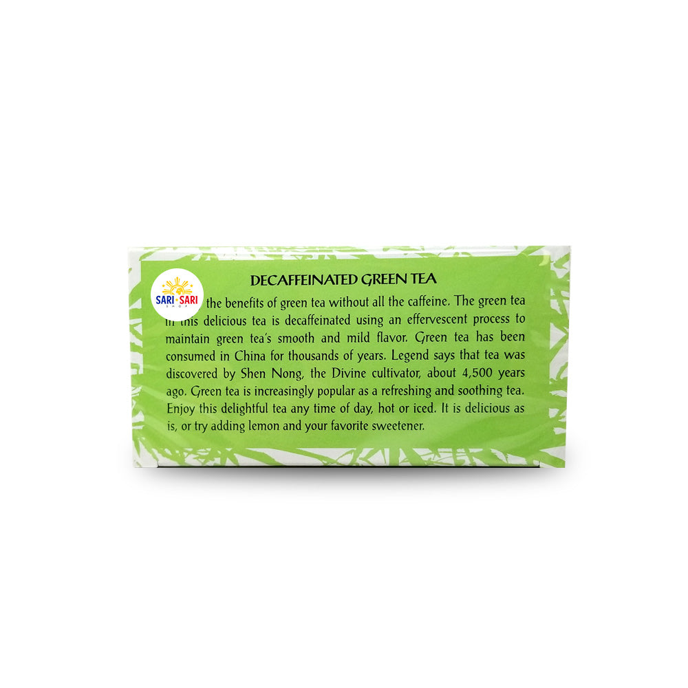 Triple Leaf DECAF GREEN Tea 20 Bags 40g