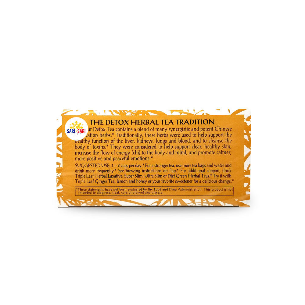 Triple Leaf DETOX Tea 20 Bags 40g