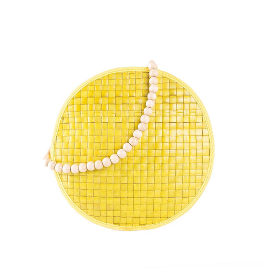 Misenka Yellow Summer Bilog Bag - ShopSariSari.com