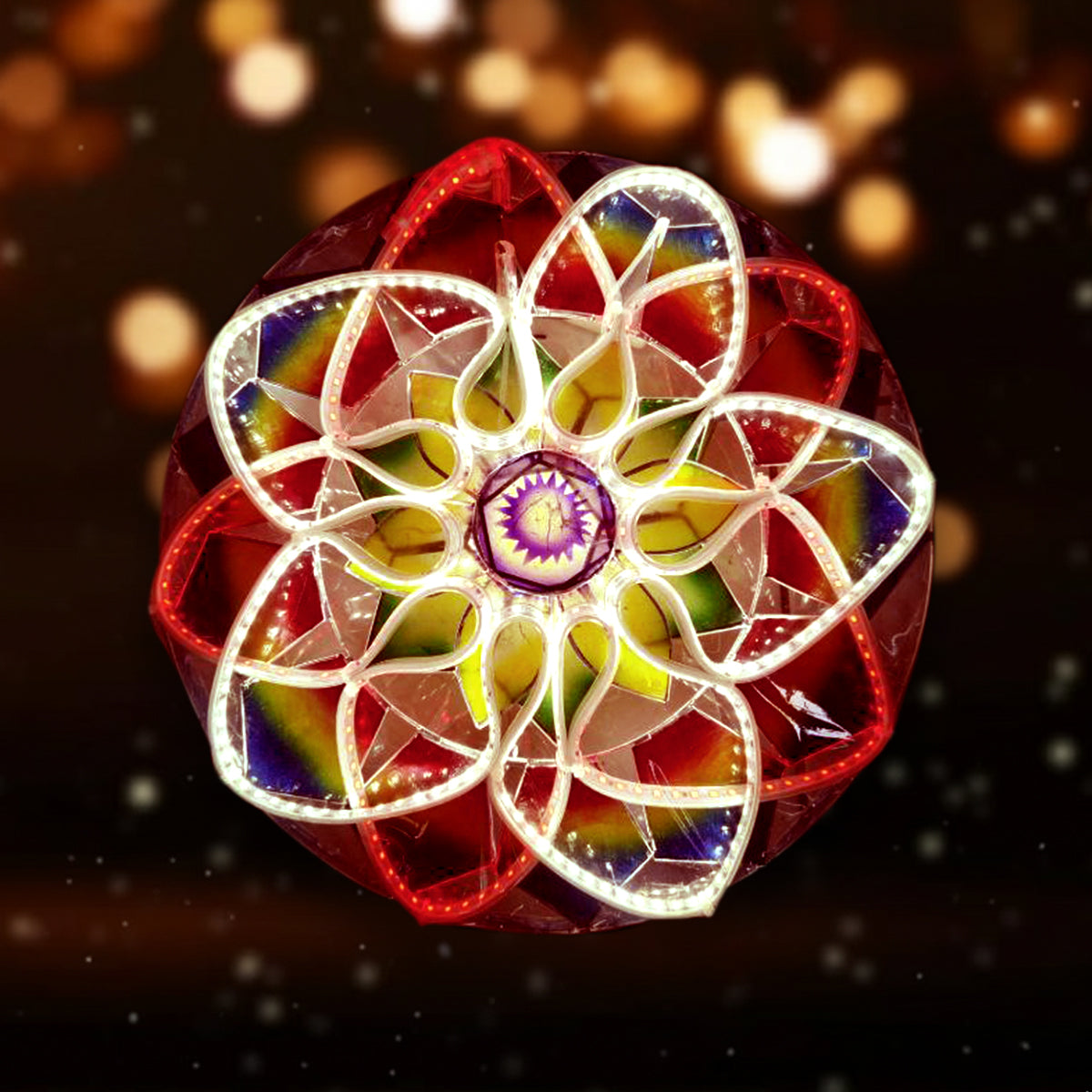 Misenka Capiz Christmas Lantern 12 Inches