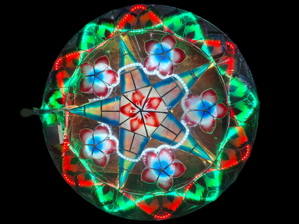 Misenka Capiz Christmas Lantern 24 inches - Shop Sari Sari