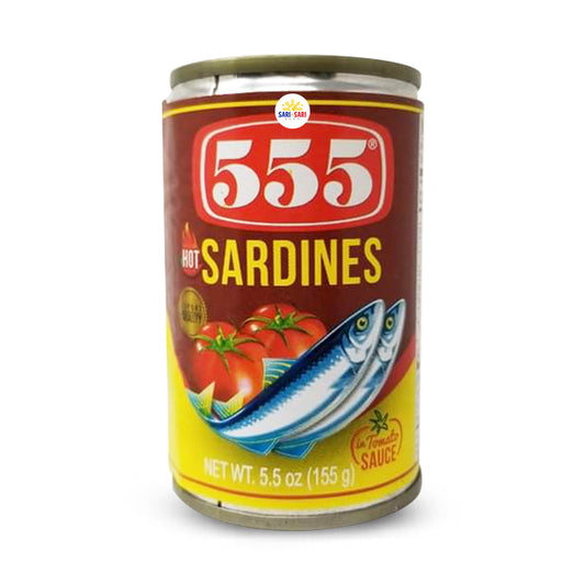 555 Hot Sardines Tomato Sauce 155g