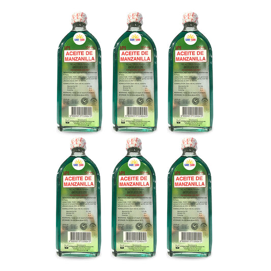 Aceite de Manzanilla Chamomile Oil – Soothing Relief for Babies & Adults, Pack of 6