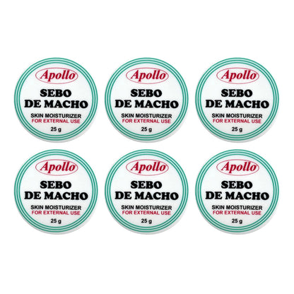 Apollo Sebo De Macho Scar Remover – Soothing Ointment for Minor Scars & Skin Marks, Pack of 6