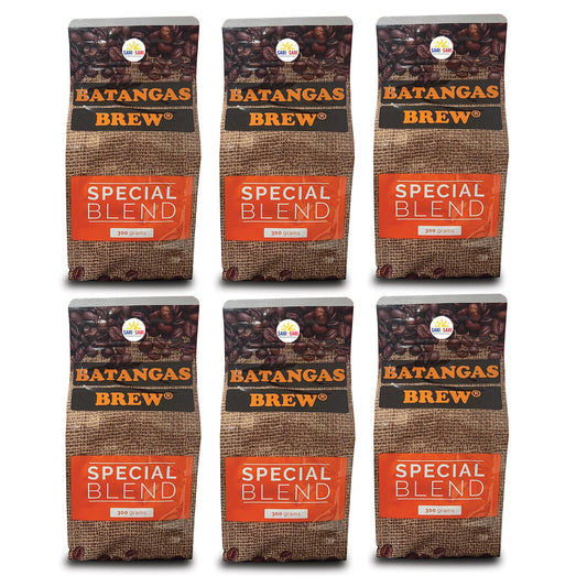 Batangas Brew Special Blend Kapeng Barako Coffee 300g, Pack of 6