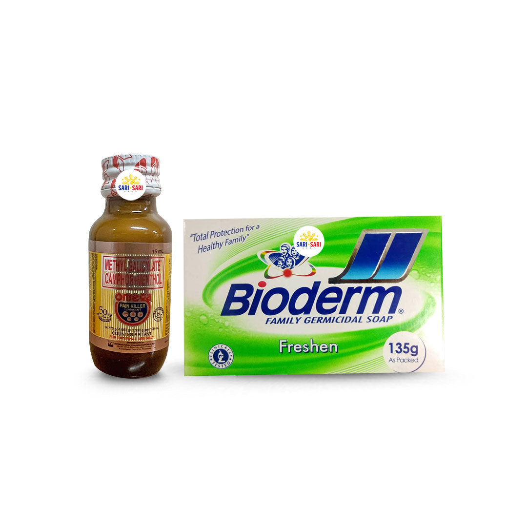 Bioderm Soap with FREE Omega Pain Killer Liniment Counterirritant 10ml