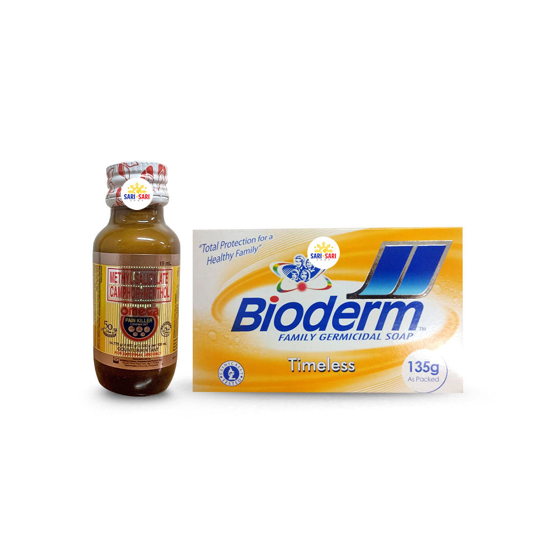Bioderm Soap with FREE Omega Pain Killer Liniment Counterirritant 10ml