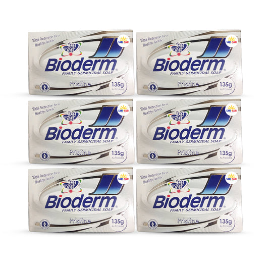 Bioderm Family Germicidal Soap Pristine 135g, Pack of 6