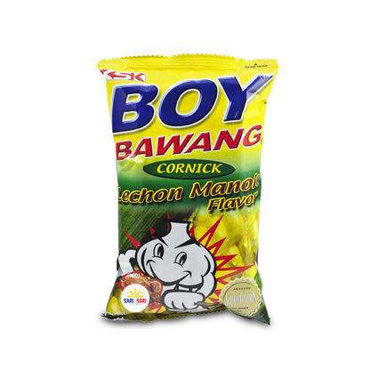 Boy Bawang Cornick, 90g – Crunchy Filipino Corn Snack, Bold Garlic Taste