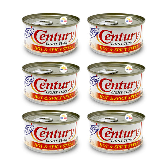 Century Tuna Hot & Spicy 180g, Pack of 6