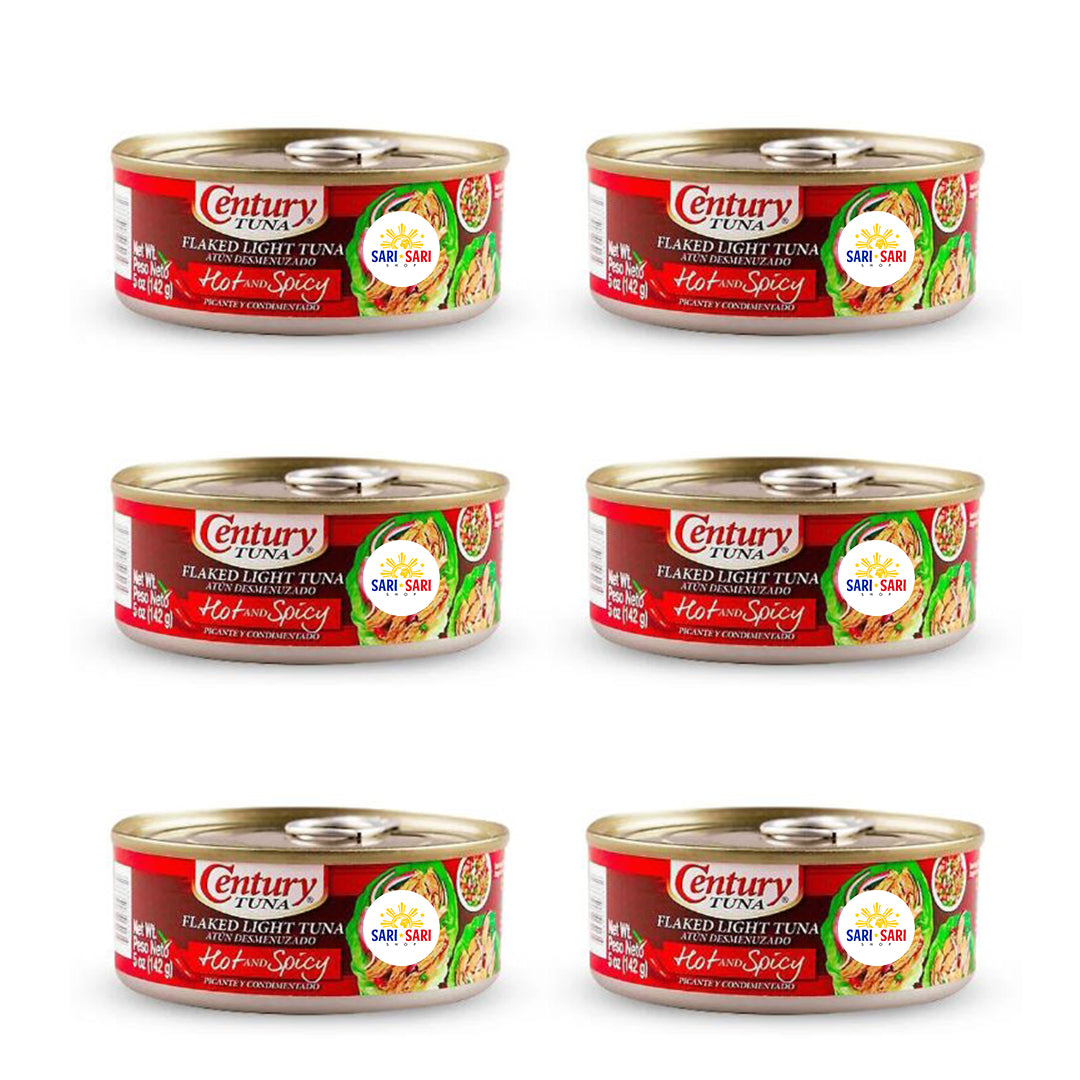 Century Tuna, Pack of 6 | Premium Chunk Tuna, 180g Can