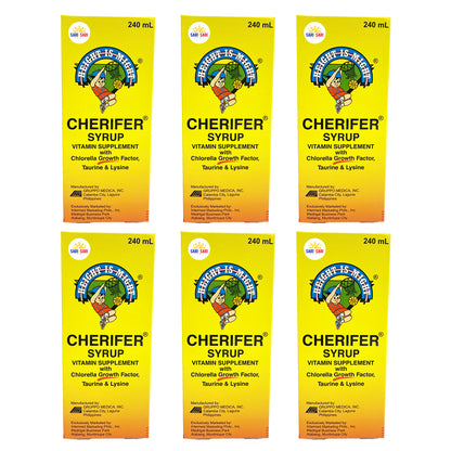 Cherifer Syrup Vitamins, 240ml, Pack of 6
