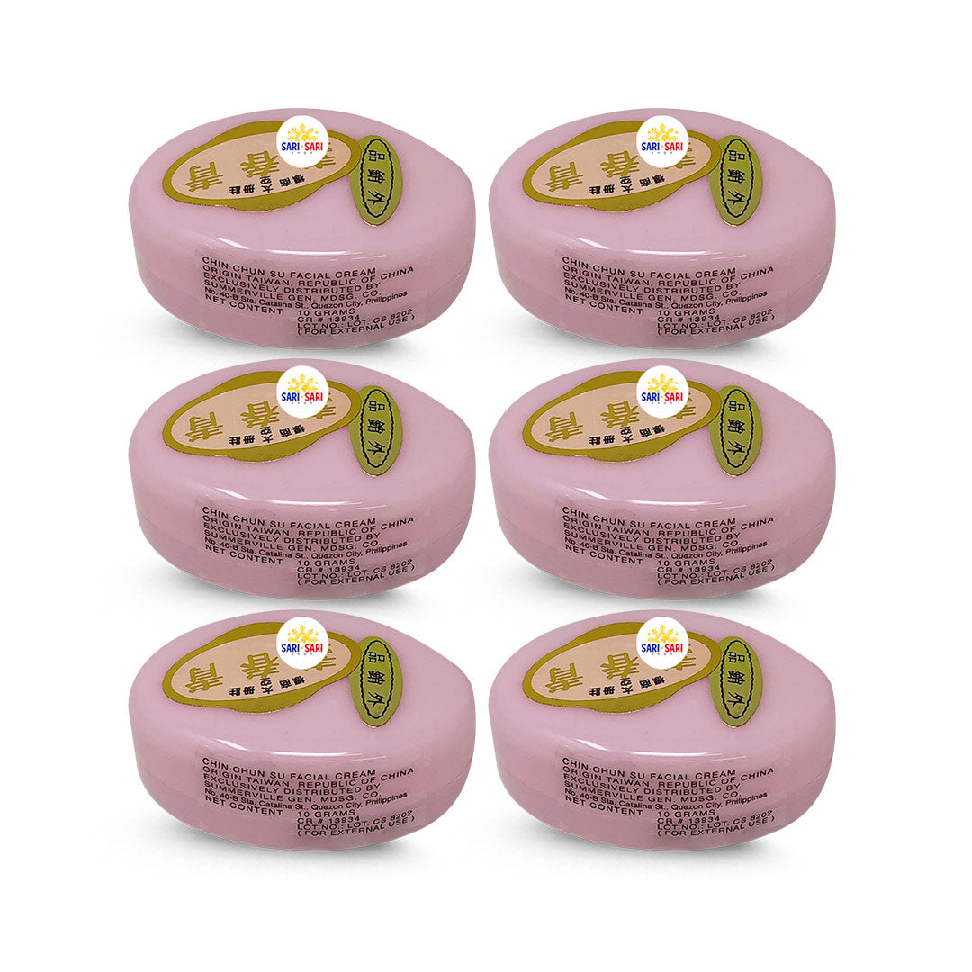 Chin Chun Su Facial Cream Beige 10g, Pack of 6