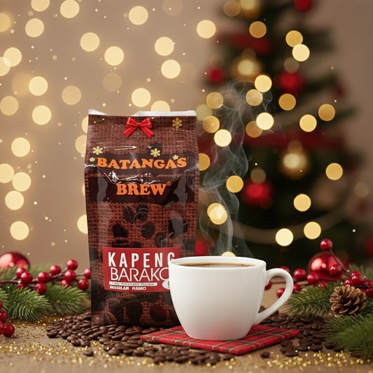 Batangas Kapeng Barako Gift Set Premium Filipino Coffee, Whole & Ground, Authentic Brew - Shop Sari Sari