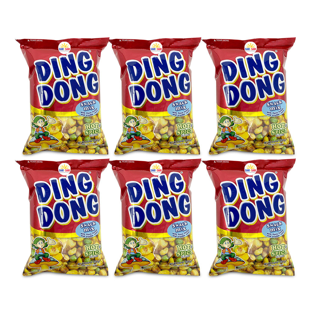 Ding Dong Snack Mix Nuts, 100g Pack of 6