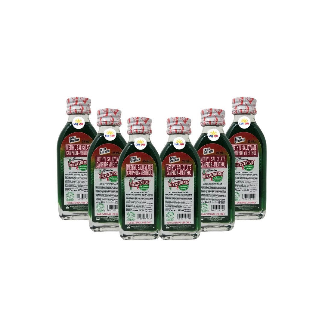 Efficascent Oil Extra Strength 25ml, Pack of 6